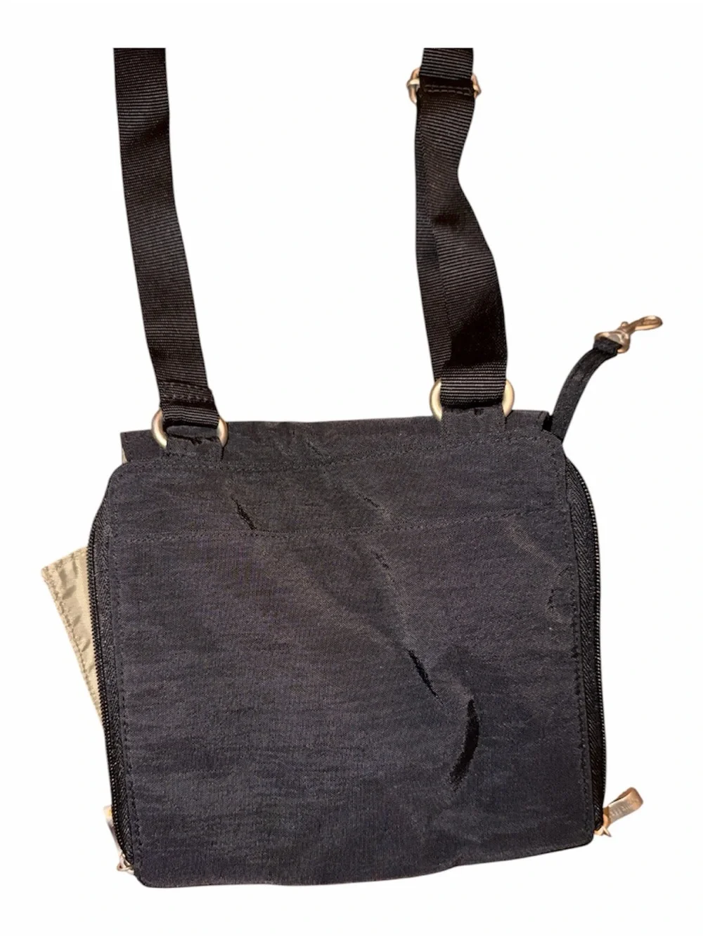 Baggallini Black Men's Messenger Crossbody Bag